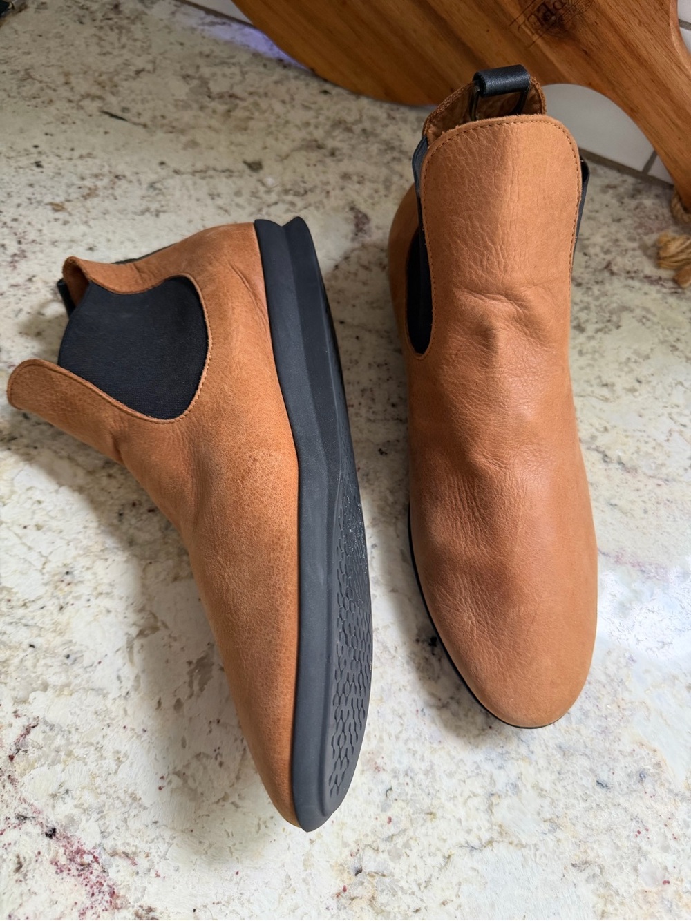 ARCHE $445 Nassey Leather Bootie Brown Womens 10 (42) EUC